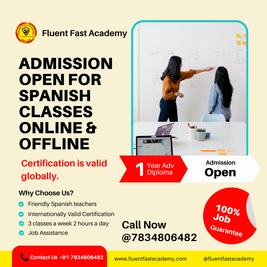 Spanish Language Course In Delhi, Best Spanish Institute In Delhi